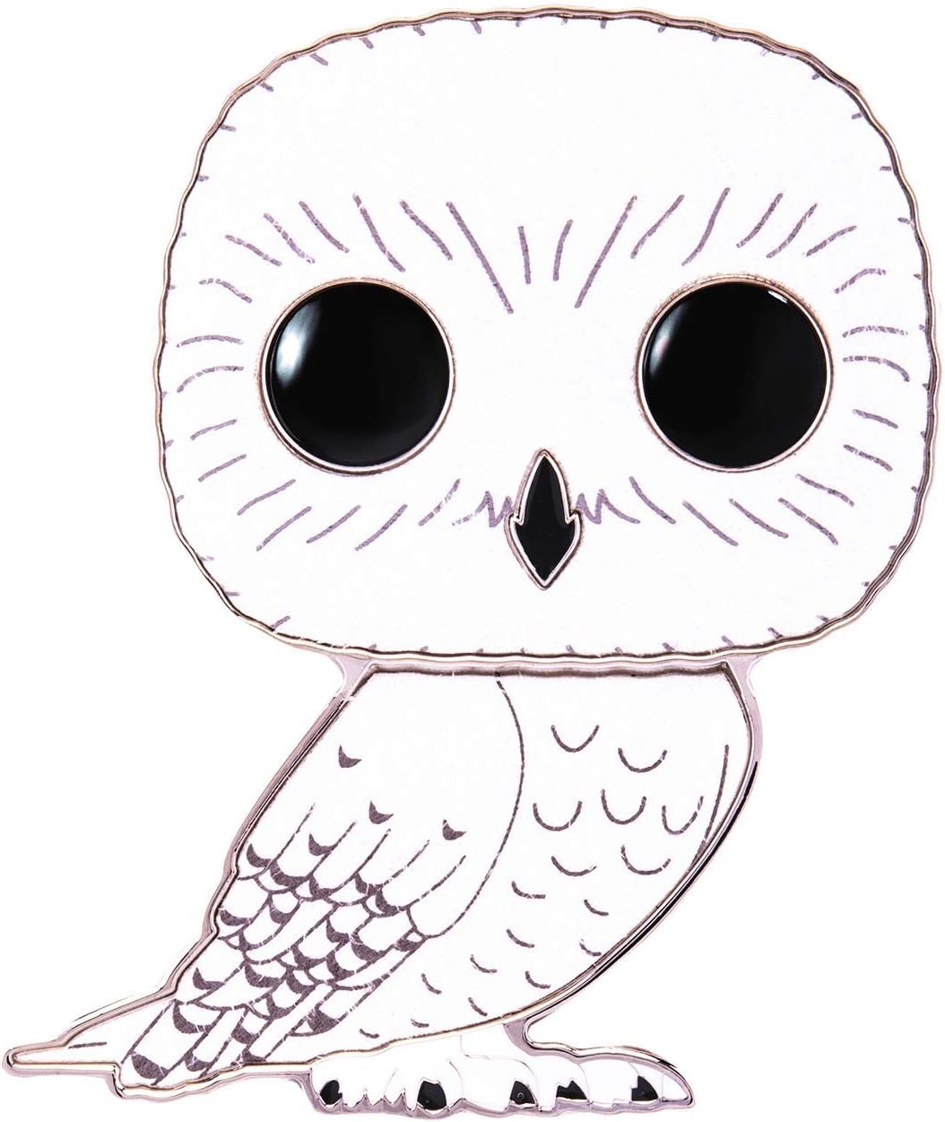 Funko Pop! Pin: Harry Potter - Hedwig (White Faux Suede) Variant Enamel Pin