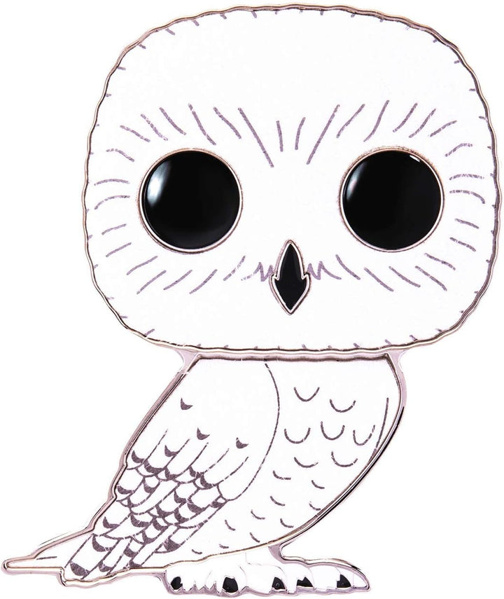 Funko Pop! Pin: Harry Potter - Hedwig (White Faux Suede) Variant Enamel Pin