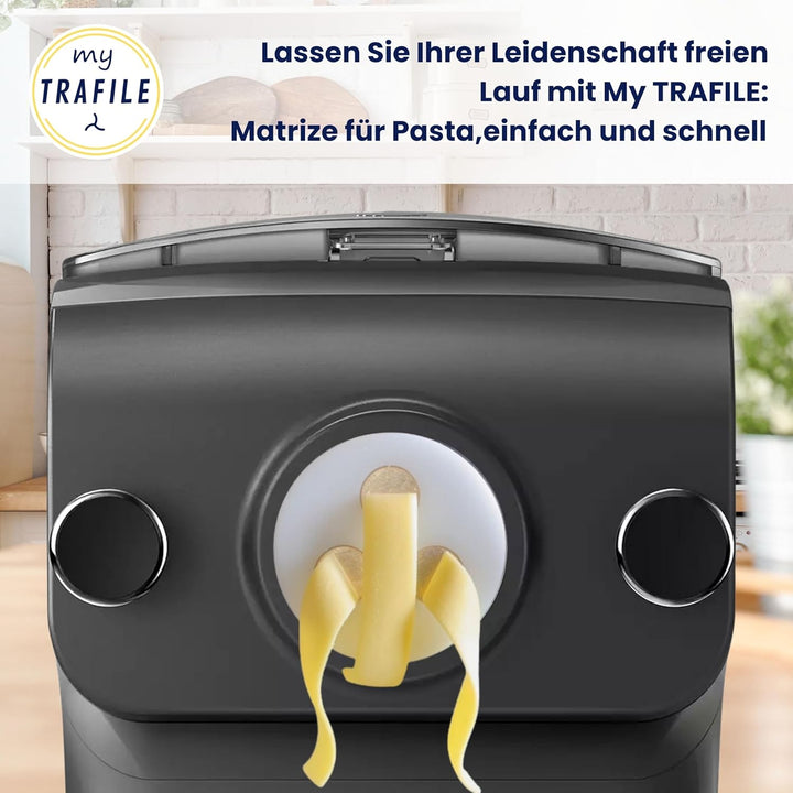 My Trafile – Matrize Linie Pro N°38 Pappardelle 15mm aus POM mit professionellen Einsätzen, kompatib