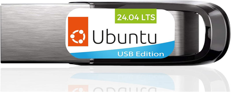 Ubuntu - 24.04 LTS - 64 Bit - USB Edition auf USB 3.0 Stick | Betriebssystem