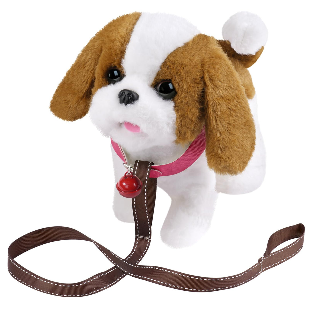 Hund Spielzeug Kinder, Interaktives Elektronisches Spielhund mit Leine der Läuft und Bellt, Kindersp