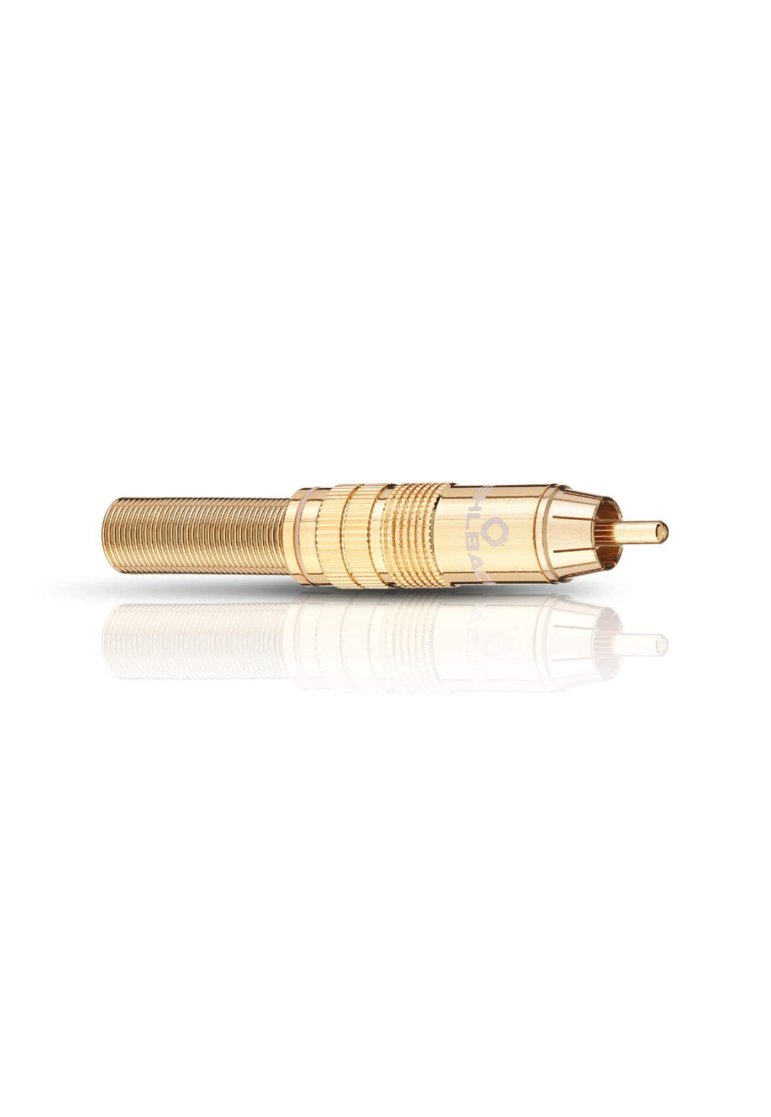 Oehlbach CJG 63 Cinch-Stecker für Kabelquerschnitt bis 8,0 mm gold, 4 Stück