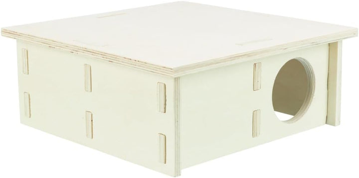 TRIXIE artgerechtes Kleintierhaus ohne Klammern und Nägel für Hamster und Mäuse, mit Vier Kammern Me