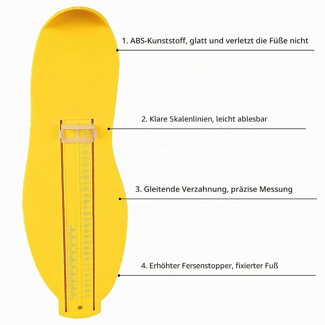 2 Stück Fussmessgerät, Schuhgrössen Messen Grössen für Kinder, Erwachsene Zu Messen - Fussmesser Kin