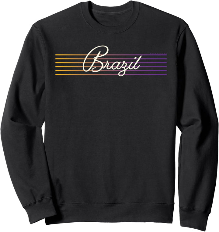 Brasilien im Retro-Stil Brazil Sweatshirt