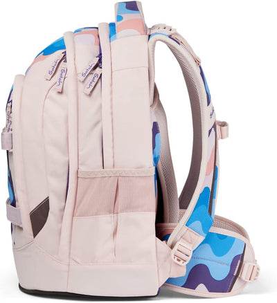 satch Pack Schulrucksack Set 2tlg. inkl. Schlamperbox Candy Clouds, Candy Clouds