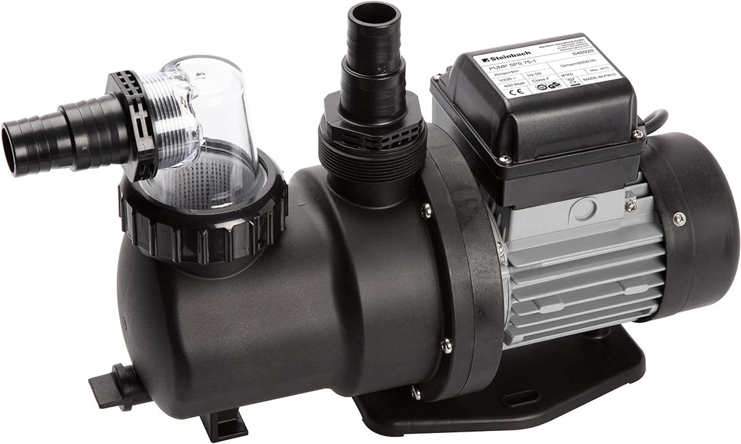 Steinbach Filteranlage Classic 400 – 040340 – Selbstsaugende Pumpe für Pools mit bis zu 33.000 l – M