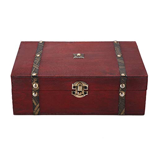 Pssopp Vintage Aufbewahrungsbox Antike Lebewesen Veranstalter Vintage Holzschmuck Aufbewahrungsbox f