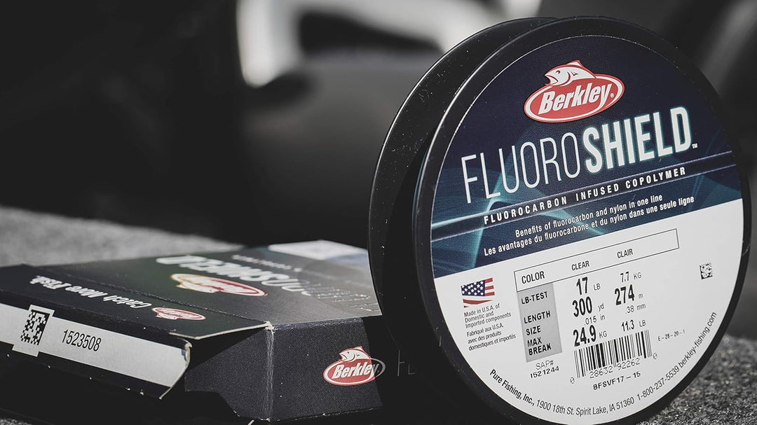Berkley FluoroShield Fluorocarbon-Angelschnur 6,4kg| 3000yd | 2743m, 6,4kg| 3000yd | 2743m