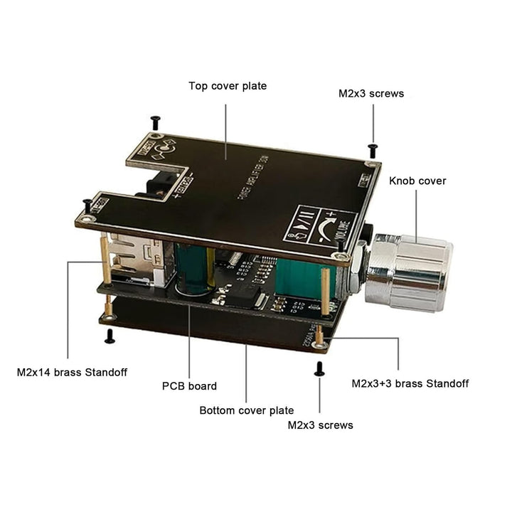 ZK-301B Mono Bluetooth 5.1 Verstärkerplatine 30W Leistungsverstärkermodul TPA3110D2 Chip DC 9-24V 3A