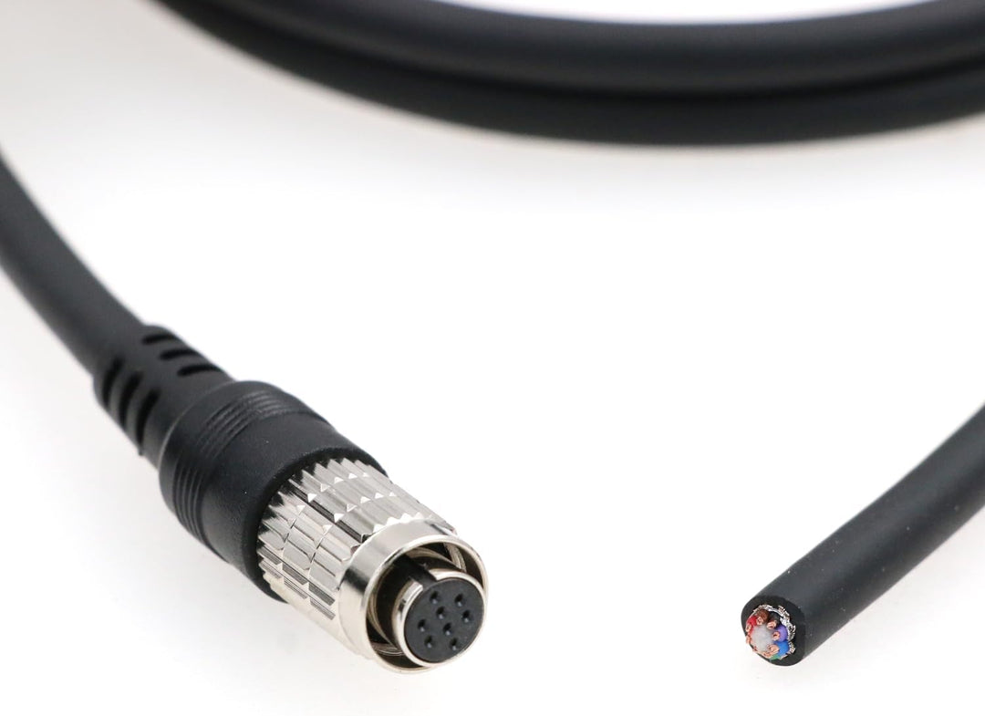 SZRMCC Hirose 8 Pin Buches auf offenes Ende HR25-7TR-8S I/O Stromkabel für FLIR Allied Vision Mako G