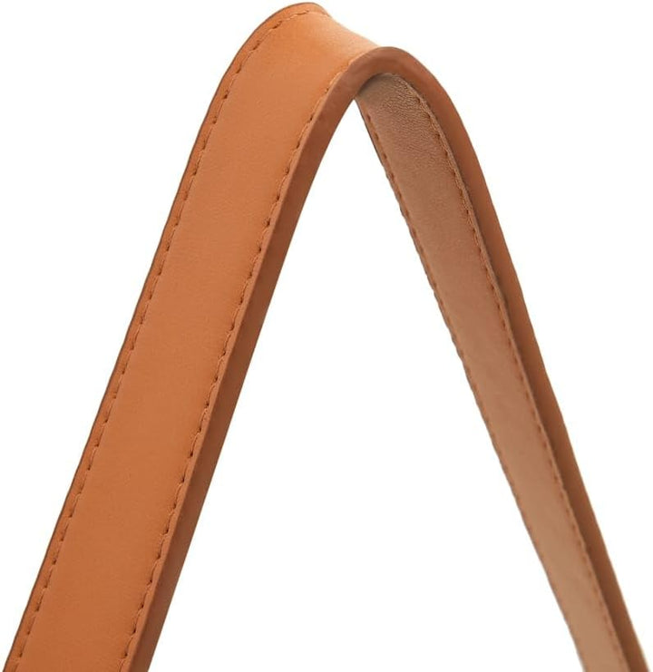 vidaXL Wandspiegel mit Riemen Vintage Retro Hängespiegel Dekospiegel Spiegel Badspiegel Rundspiegel