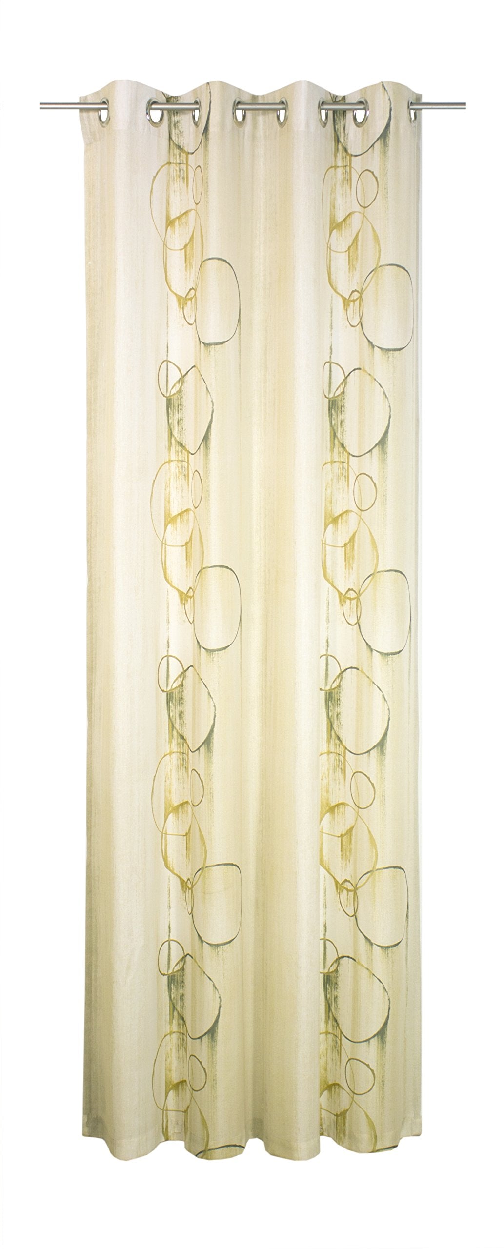 Wirth Fertigschal mit Ösen, Polyester, Ocker, 180 x 135 cm 180 x 135 cm Ocker, 180 x 135 cm Ocker