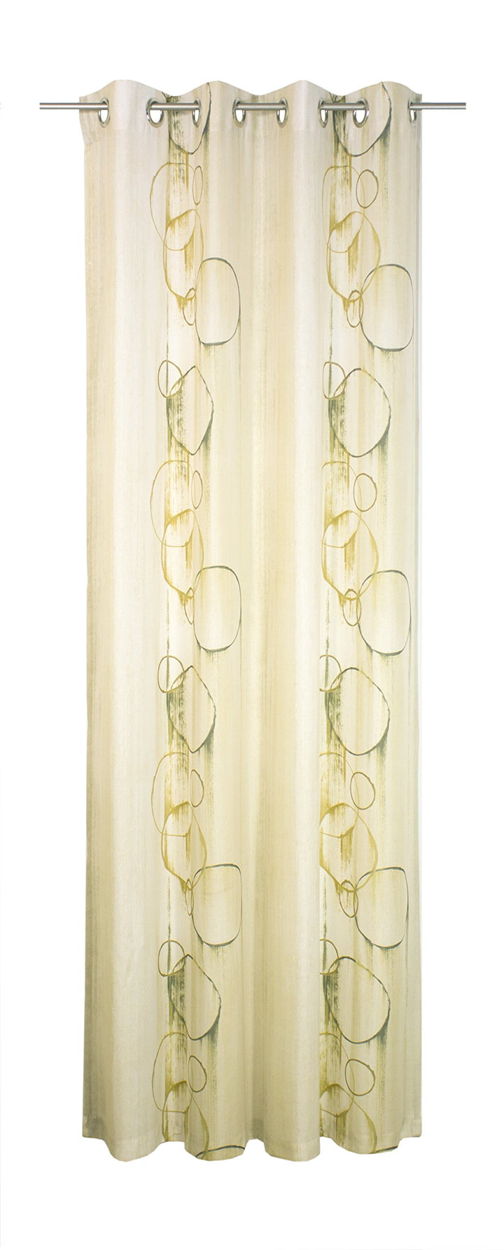 Wirth Fertigschal mit Ösen, Polyester, Ocker, 150 x 135 cm 150 x 135 cm Ocker, 150 x 135 cm Ocker