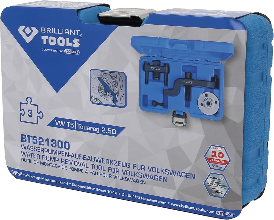 BRILLIANT TOOLS BT521300 Wasserpumpen-Ausbauwerkzeug für Volkswagen [Powered by KS TOOLS]