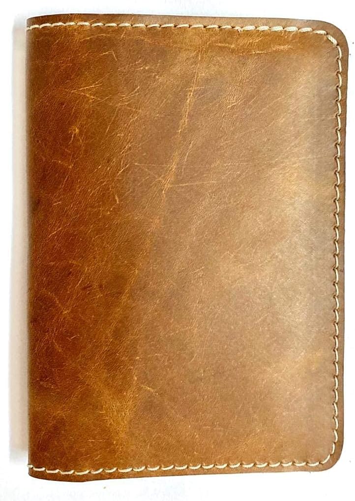 iBLUNT Reisepasshülle aus echtem Rindsleder Reisebrieftasche Geldhalter 15cm x 10,79cm Skin Color, S