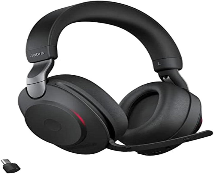 Jabra Evolve2 85 Wireless PC Headset with Charging Stand & Evolve2 65 Wireless Headset – Noise Cance