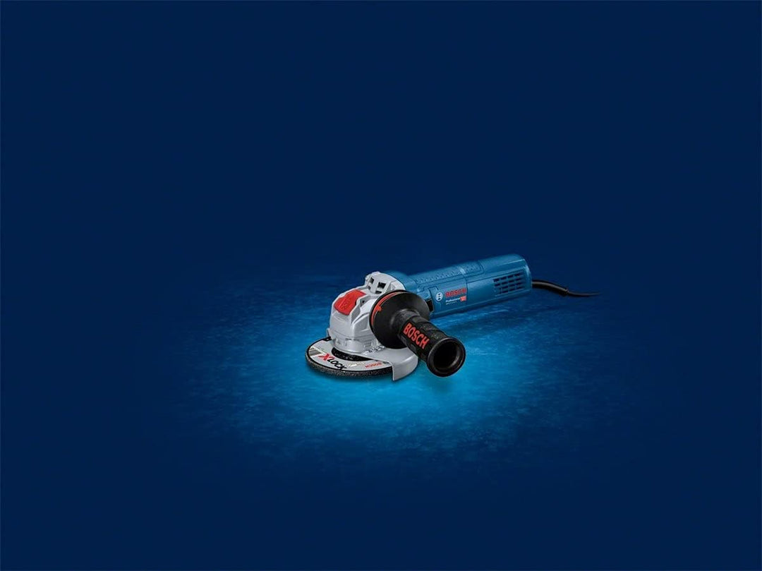 Bosch Professional Winkelschleifer GWX 9-115 S (900 Watt, für X-LOCK Zubehör, ScheibenØ: 115 mm, Sch
