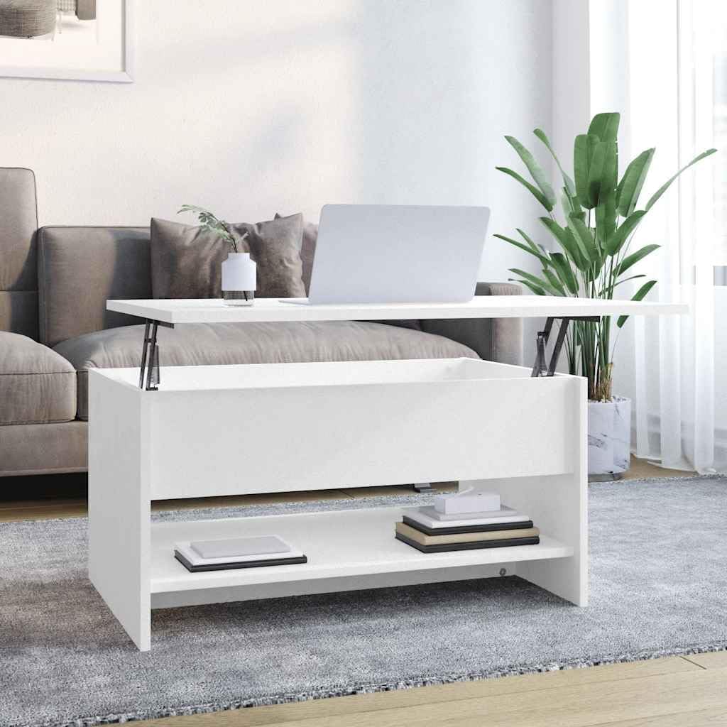vidaXL Couchtisch Höhenverstellbar Kaffeetisch Beistelltisch Wohnzimmertisch Sofatisch Tisch mit Sta