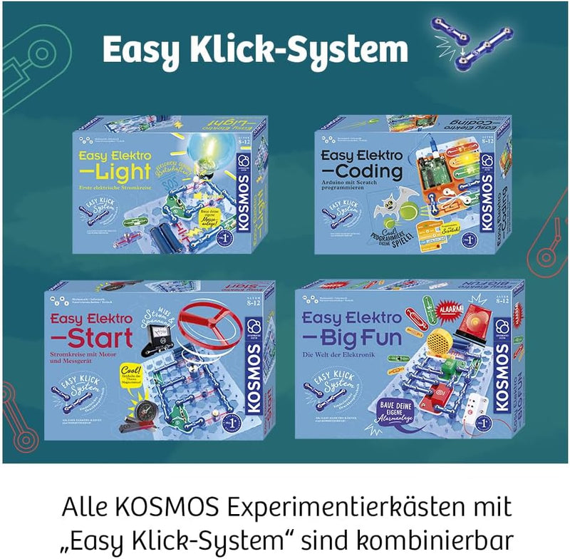 KOSMOS 620608 Easy Elektro Big Fun Experimentierkasten für