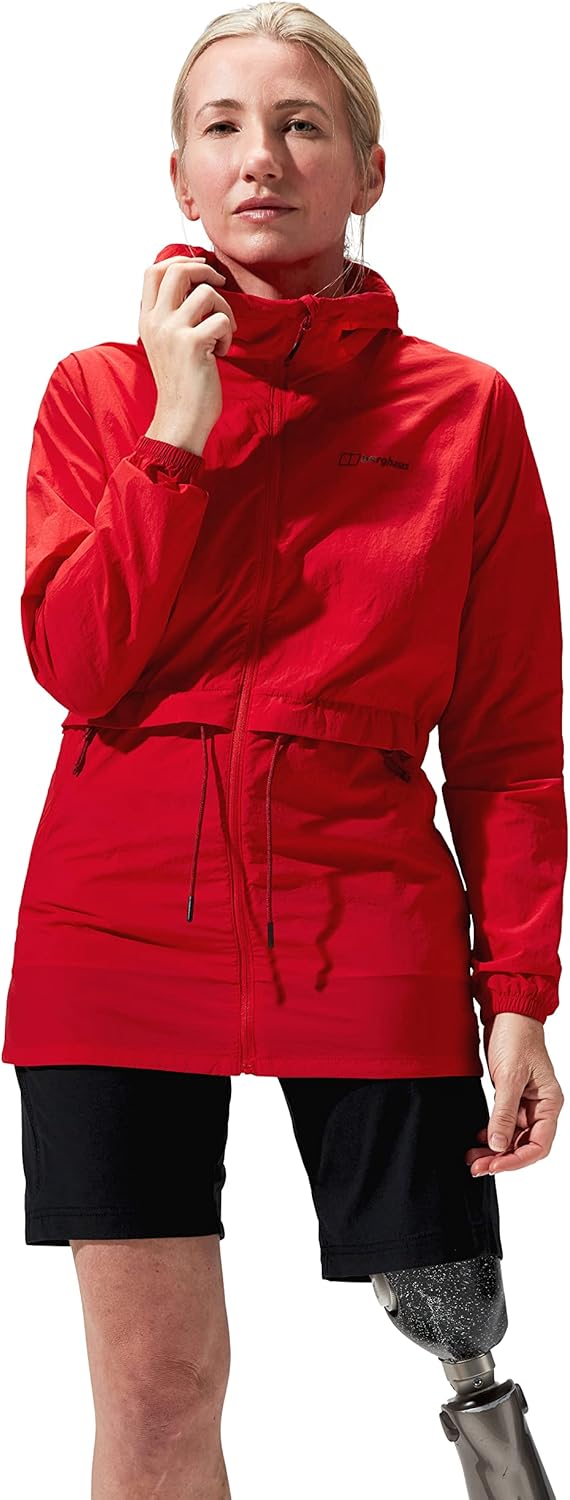 Berghaus Damen Milham Winddichte Softshell Jacke 38 Rot, 38 Rot