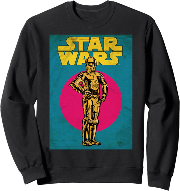 Star Wars C-3PO Vintage Trading Card Sweatshirt