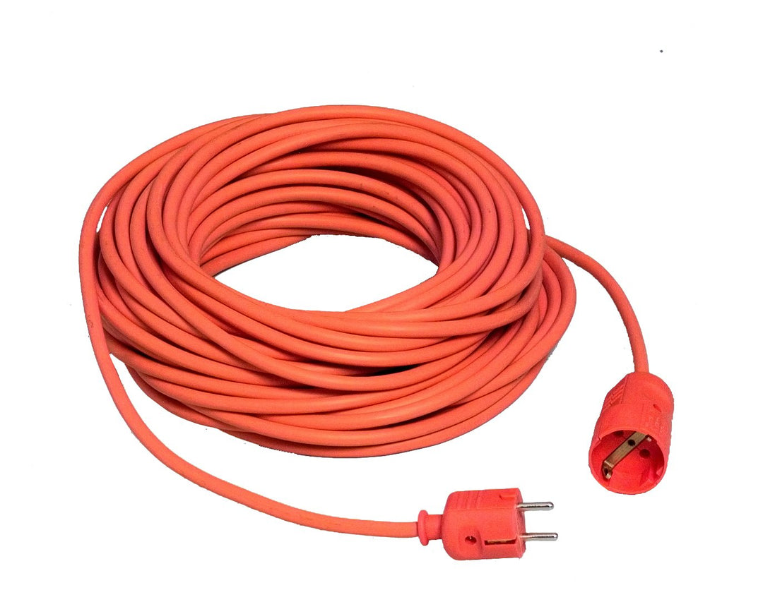 UNITEC Schuko-Verlängerung H05VV-F 3G1,5mm²,25m, orange 25m Orange, 25m Orange