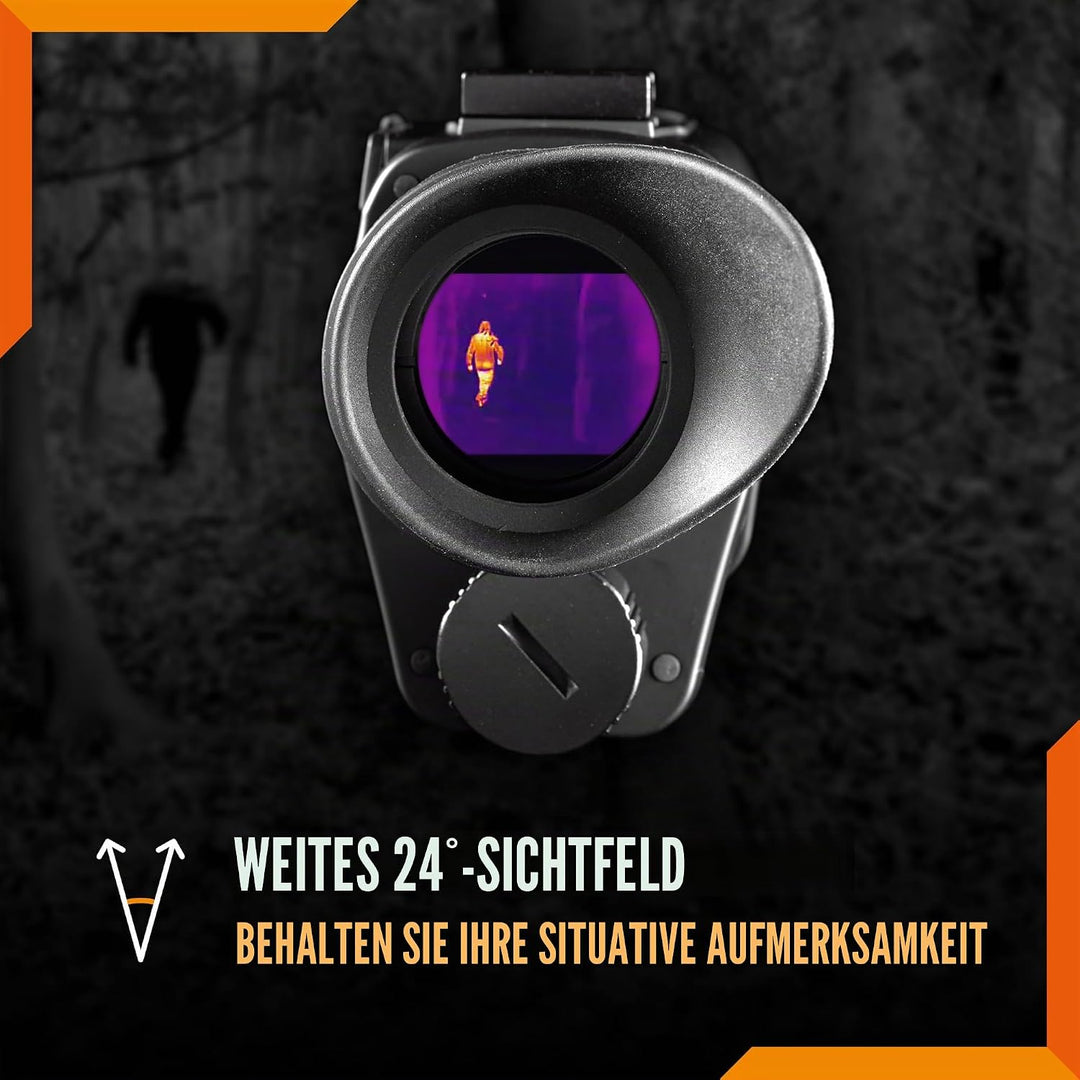 NIGHTFOX Arctic Thermo-Nachtsicht-Monokular, Kopf- oder Helmmontage, niedrige Latenz, 50 fps Thermok