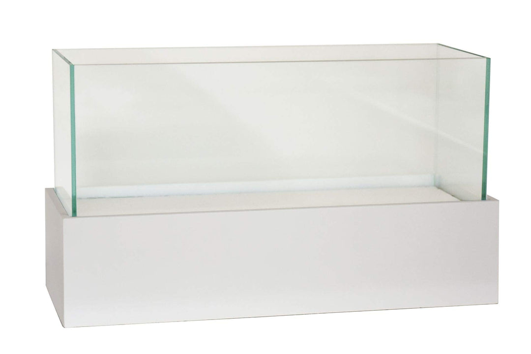 Deko-Windlicht Kerzenhalter rechteckig CANDELITO - Weiss Matt 50x20x29 50x20x29 Weiss Matt, 50x20x29