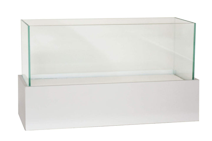 Deko-Windlicht Kerzenhalter rechteckig CANDELITO - Weiss Matt 50x20x29 50x20x29 Weiss Matt, 50x20x29