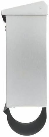 BURG-WÄCHTER Briefkasten mit Zeitungsfach und Namensschild, Verzinkter Stahl, Einwurf-Format DIN C4,