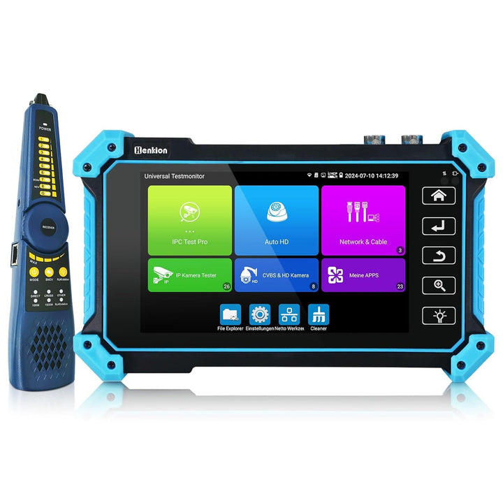 Henkion IPC-5200C Plus CCTV-Kamera-Tester mit 5,4-Zoll-Touchsbildschirm Monitor für 12MP IPC und 4K