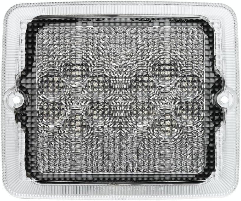 HELLA - Heckleuchte - LED - 12V - Einbau/Schraubanschluss - Lichtscheibenfarbe: transparent - Kabel: