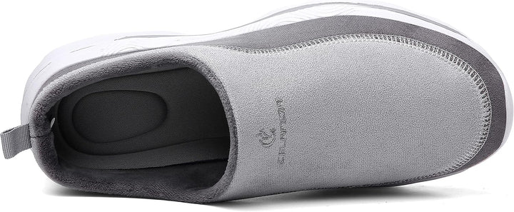 Damen Herren Clogs Hausschuhe Herbst rutschfest Pantoletten Verdicken Warm Walking Schuhe Bequem Gar