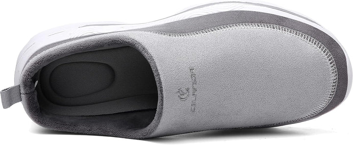 Damen Herren Clogs Hausschuhe Herbst rutschfest Pantoletten Verdicken Warm Walking Schuhe Bequem Gar