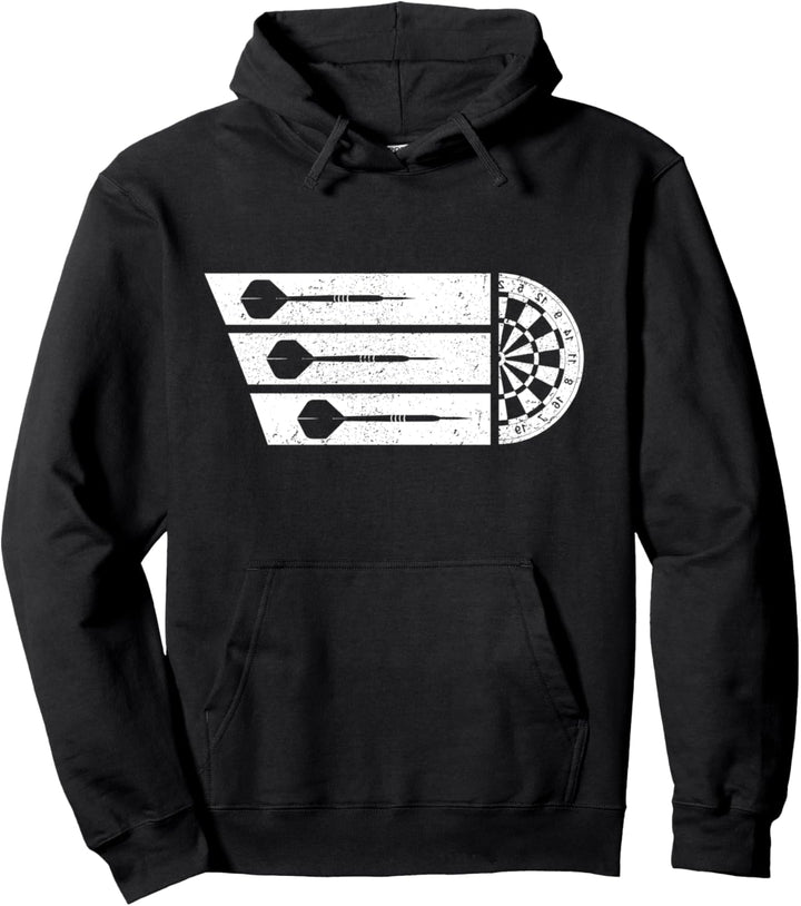 Dartspieler Grafik Design Darts Dartscheibe Pullover Hoodie
