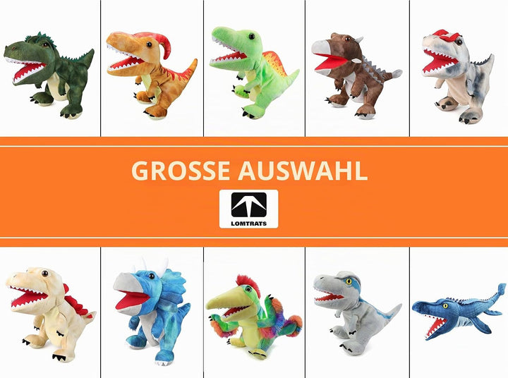 LOMTRATS Dinosaurier-Handpuppen für Kinder, Kleinkind enthält Triceratops und Tyrannosaurus Rex mit