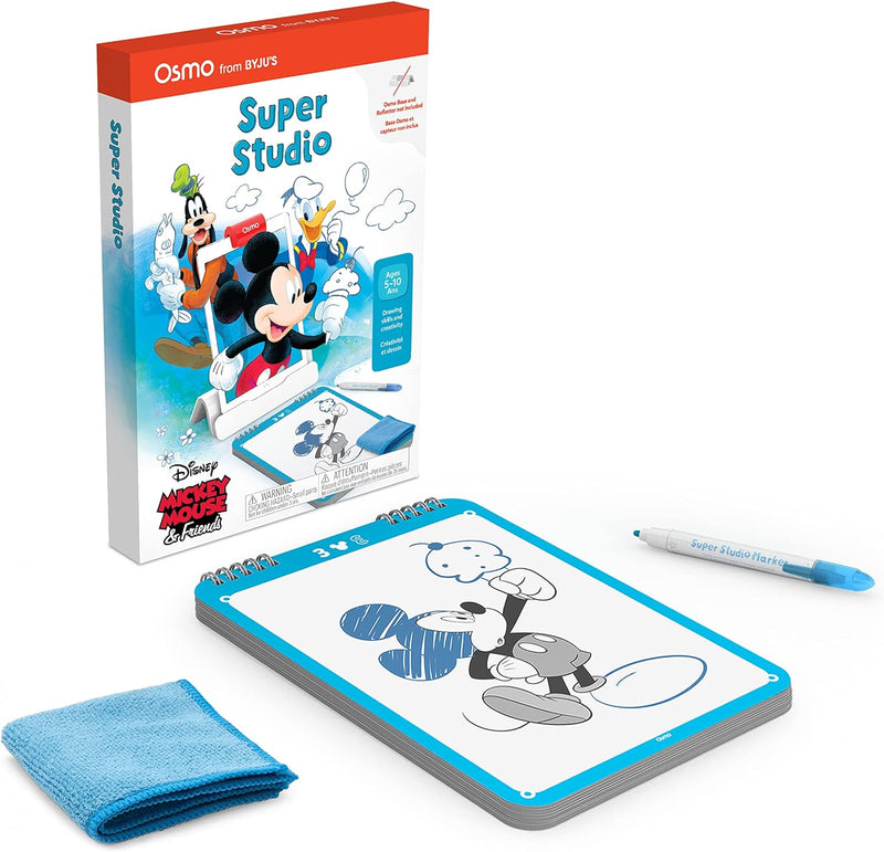 Osmo – Super Studio Disney Mickey Mouse & Friends - Lernspiel - 5-11 Jahre - Zeichnen, Fantasie, Kre