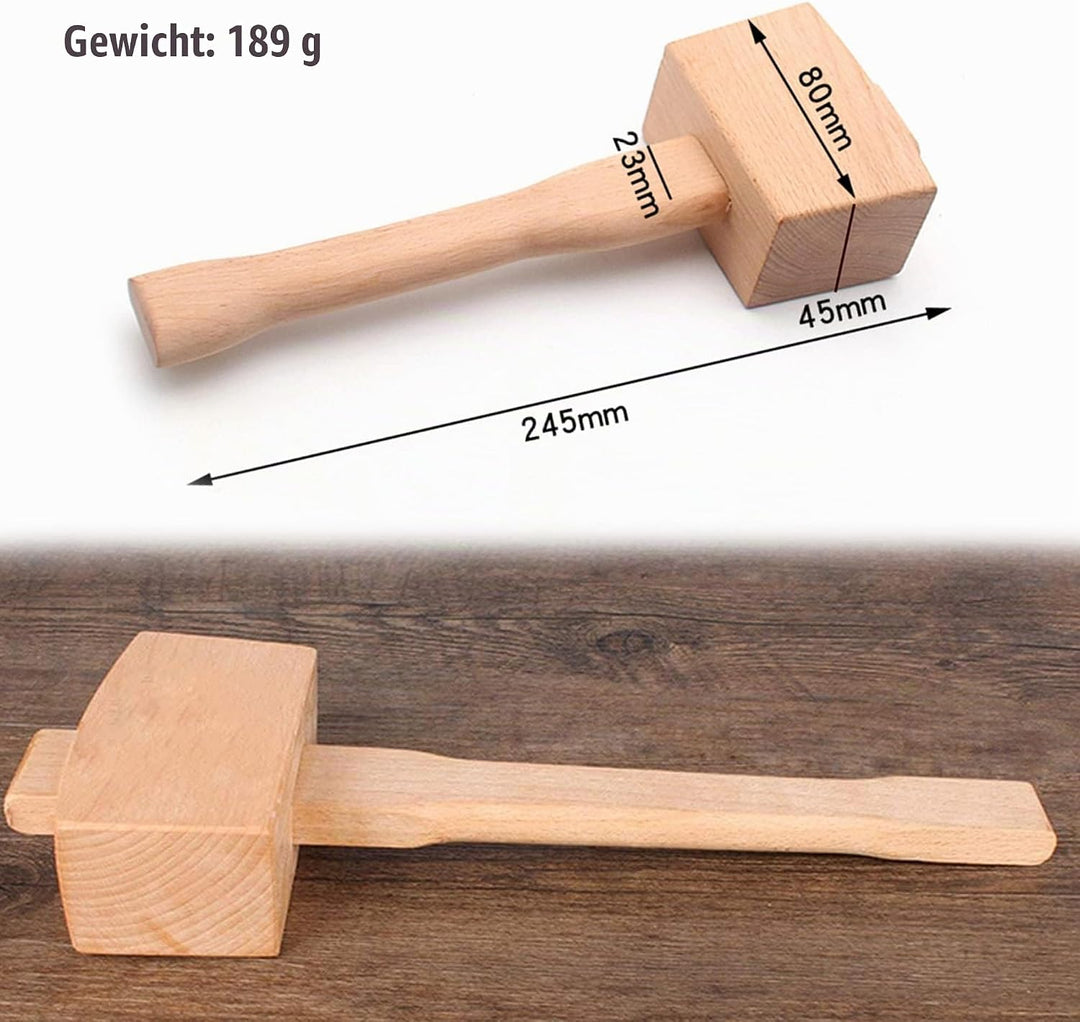 Holzhammer Holzbearbeitungshammer Professionelle Holzbearbeitung Hammer Holzbearbeitungswerkzeug Buc