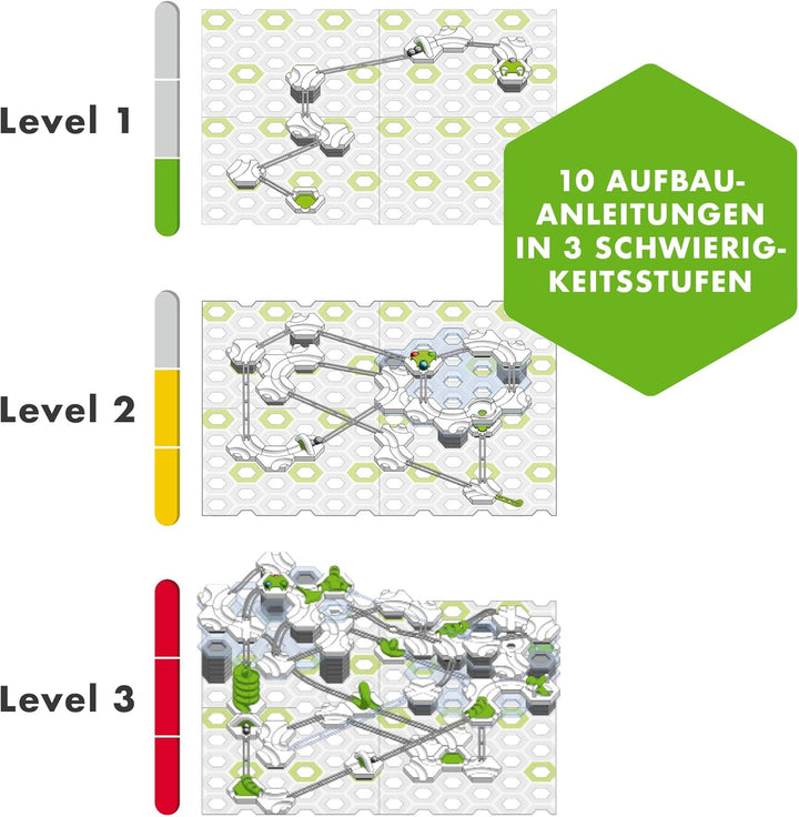 Ravensburger GraviTrax Theme-Set Speed 22428 -Actionreiches GraviTrax Starterset für deine Kugelbahn
