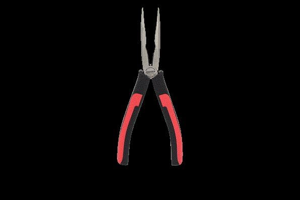 KS Tools 115.2113 SlimPOWER Flachrundzange, gebogen, 210mm