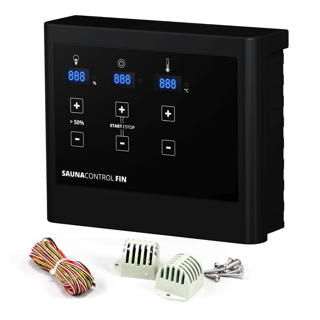 Suleno Saunasteuergerät Elektronisch finnisch, Digitale Saunasteuerung mit Touch-Control, Temperatur