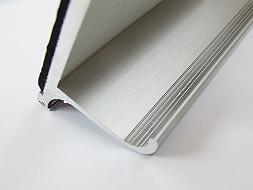 Profi-Sicherheitslineal, 55cm - Schneidelineal mit Griff, Alu Lineal mit Stahlkante, Sicherheitsline