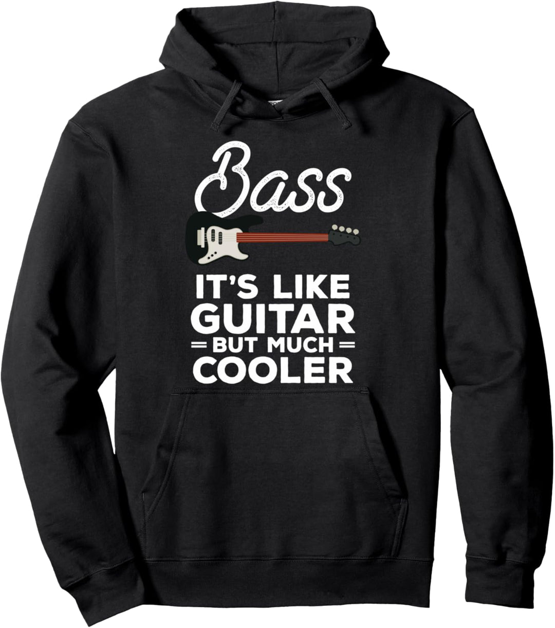 Lustiges Instrument Bassgitarre Geschenk für einen Bassspieler Bassist Pullover Hoodie