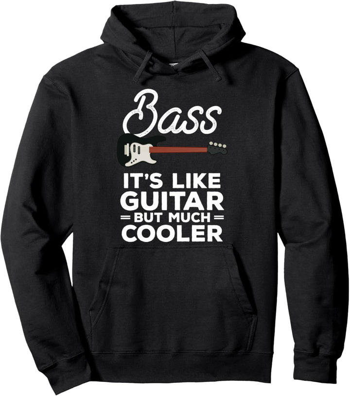 Lustiges Instrument Bassgitarre Geschenk für einen Bassspieler Bassist Pullover Hoodie