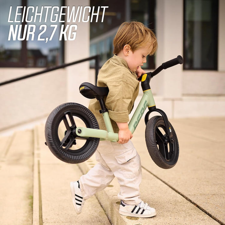 BERG MOOV 10 Laufrad | ab 2 jahre | bis zu 30 kg | 10 Zoll | Lenkrad und Sattel Höhenverstellbar | S