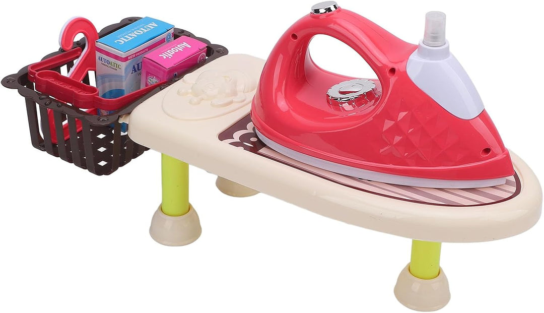 Spielzeug-Bügelbrett-Set, Simulation, Rollenspiel, Elektrisches Wäsche-Spielset mit Batteriebetriebe