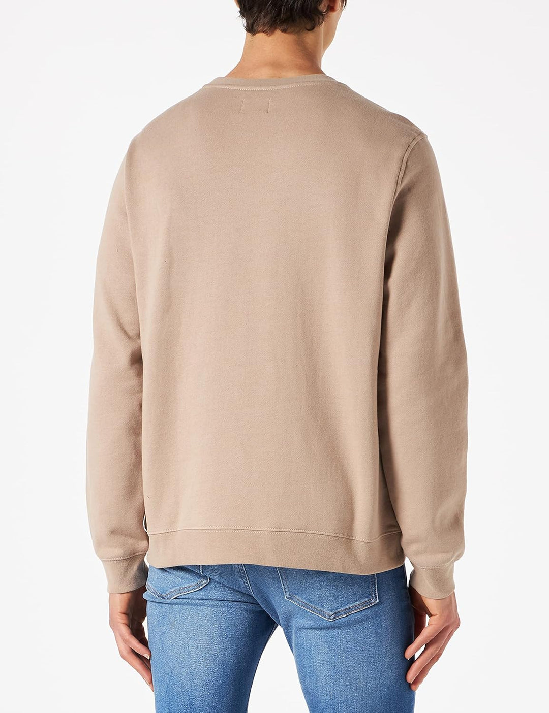 Hurley Herren Seasonal OAO Crew Fleece Sweatshirt S Simply Taupe, S Simply Taupe