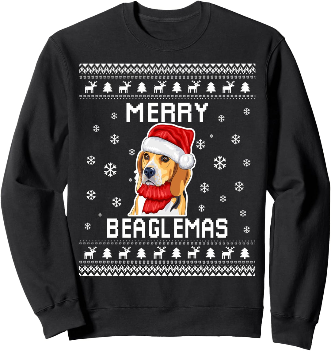 Beagle Dog Owner Hässlicher Weihnachtspullover Sweatshirt