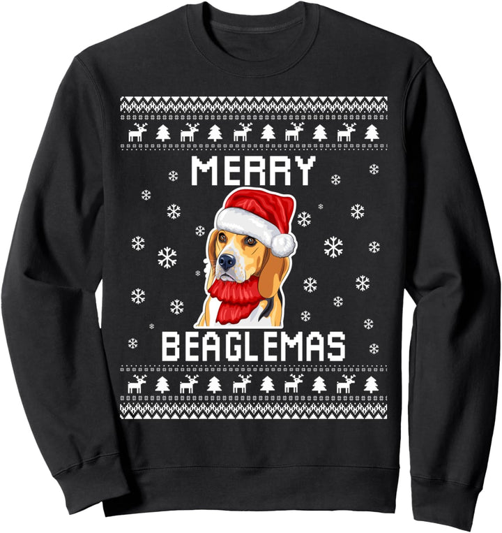 Beagle Dog Owner Hässlicher Weihnachtspullover Sweatshirt